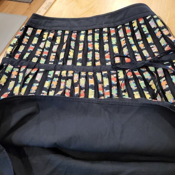 Cynthia Steffe Mesh geometric print cotton lined top adjustable Size 4 - Picture 8 of 10